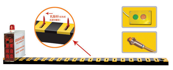 桂林象山区V3嵌入式闯岗自动扎胎器/阻车器